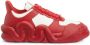 Giuseppe Zanotti panelled low-top sneakers Red - Thumbnail 1