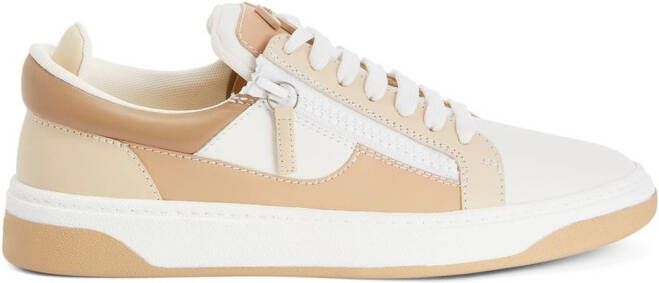 Giuseppe Zanotti panelled low-top sneakers White