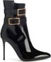 Giuseppe Zanotti Pearlie 105mm patent-finish boots Black - Thumbnail 1