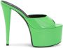 Giuseppe Zanotti peep-toe platform sandals Green - Thumbnail 1