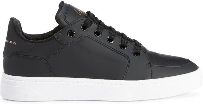 Giuseppe Zanotti perforated-detail low-top sneakers Black