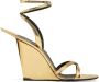 Giuseppe Zanotti Pris 105mm wedge sandals Gold - Thumbnail 1