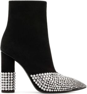 Giuseppe Zanotti Raina crystal-embellished 110mm ankle boots Black