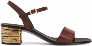 Giuseppe Zanotti Rhea 40 block-heel sandals Brown