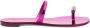 Giuseppe Zanotti Ring crystal-embellished flip-flops Pink - Thumbnail 1