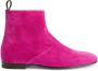 Giuseppe Zanotti Ron panelled suede ankle boots Pink - Thumbnail 1