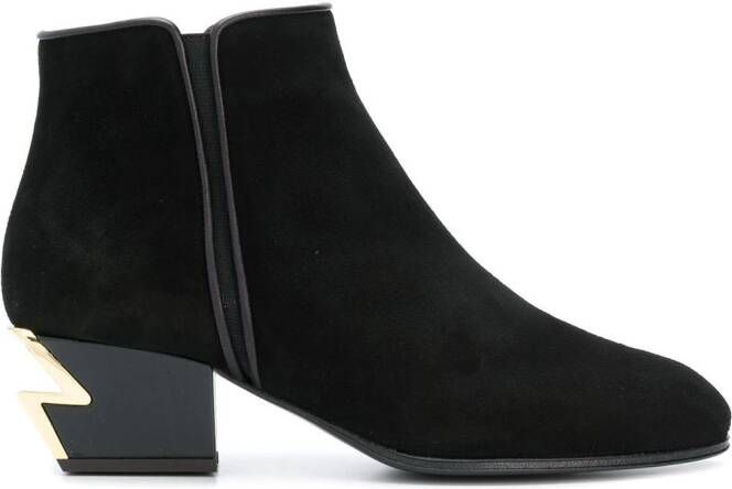 Giuseppe Zanotti round toe boots Black
