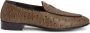 Giuseppe Zanotti Rudolph logo-plaque leather loafers Brown - Thumbnail 1