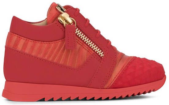 Giuseppe Zanotti Runner Jr low-top trainers Red