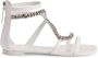 Giuseppe Zanotti Samantha chain-link leather sandals White - Thumbnail 1