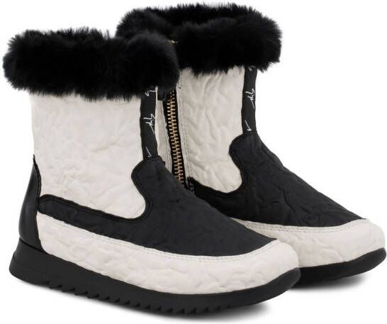 Giuseppe Zanotti Sammy Jr. snow boots White