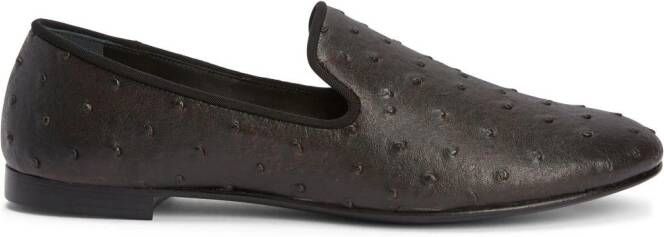 Giuseppe Zanotti Seymour leather loafers Black