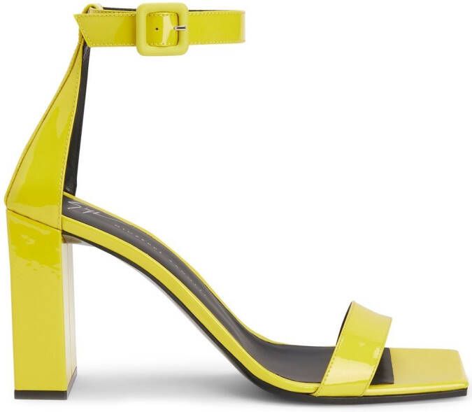 Giuseppe Zanotti Shangay 85mm heeled sandals Yellow
