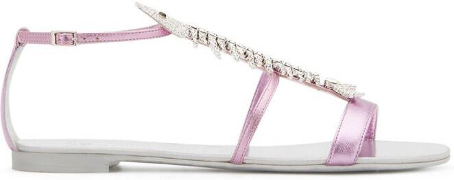 Giuseppe Zanotti Slim open-toe sandals Pink