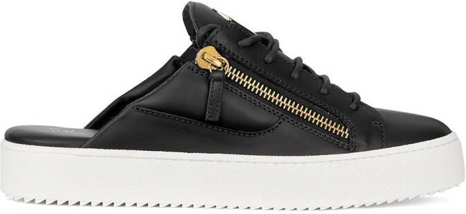 Giuseppe Zanotti slip-on lace-up sneakers Black