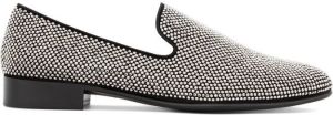 Giuseppe Zanotti slip-on micro studded loafers Black