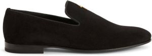 Giuseppe Zanotti slip-on suede loafers BLACK