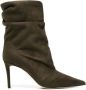 Giuseppe Zanotti slouchy suede 85mm boots Green - Thumbnail 1