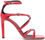 Giuseppe Zanotti snakeskin-effect high-heel sandals Red - Thumbnail 1