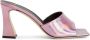 Giuseppe Zanotti Solhene 85mm iridescent leather sandals Pink - Thumbnail 1