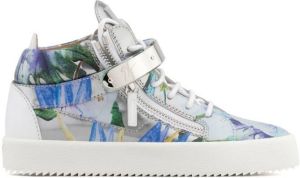 Giuseppe Zanotti Spring high-top leather sneakers White