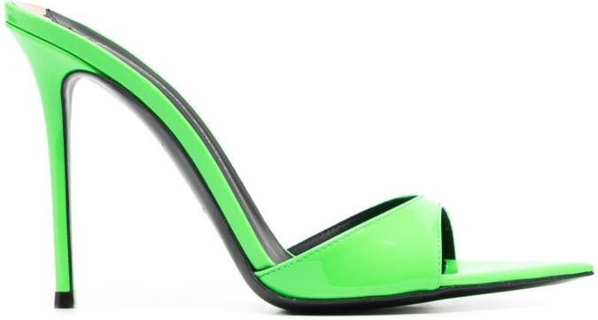 Giuseppe Zanotti stiletto heel mules Green