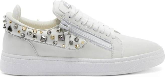 Giuseppe Zanotti stud-embellished low-top sneakers White