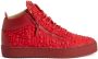 Giuseppe Zanotti studded high-top sneakers Red - Thumbnail 1