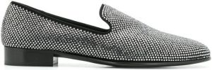 Giuseppe Zanotti studded loafers Silver