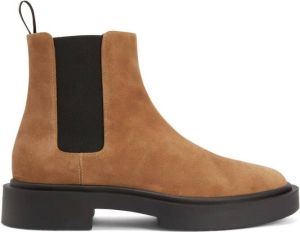 Giuseppe Zanotti suede-leather chelsea boots Brown
