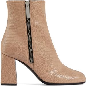 Giuseppe Zanotti Sveva 80mm lizard-effect boots Pink