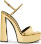 Giuseppe Zanotti Sylvy 145mm platform sandals Gold - Thumbnail 1