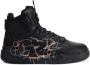 Giuseppe Zanotti Talon graffiti-print leather sneakers Black - Thumbnail 1