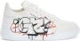Giuseppe Zanotti Talon graffiti-print low-top sneakers White - Thumbnail 1