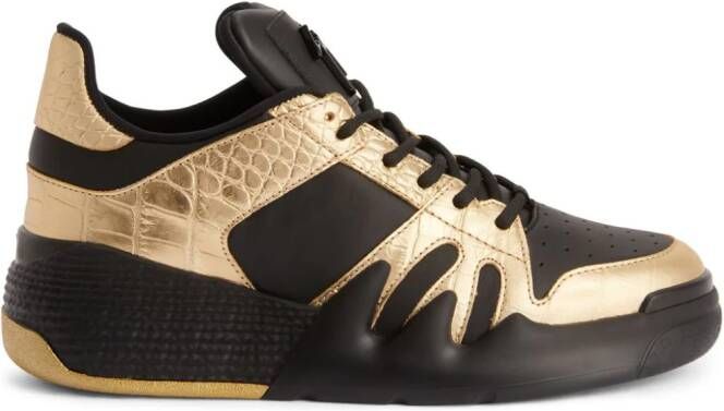 Giuseppe Zanotti Talon lace-up sneakers Gold