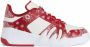 Giuseppe Zanotti Talon low-top bandana-print sneakers Red - Thumbnail 1