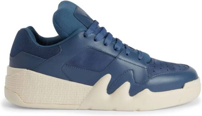 Giuseppe Zanotti Talon low-top leather sneakers Blue