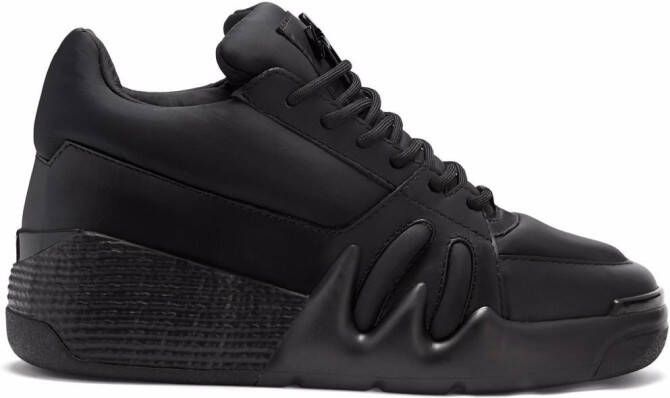 Giuseppe Zanotti Talon mid-top leather sneakers Black