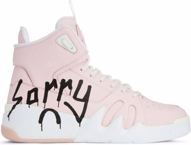 Giuseppe Zanotti Talon Sorry high-top sneakers Pink