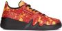 Giuseppe Zanotti Talon tie-dye leather sneakers Red - Thumbnail 1