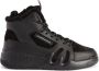 Giuseppe Zanotti Talon Winter panelled leather sneakers Black - Thumbnail 1