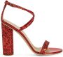 Giuseppe Zanotti Tara glitter sandals Red - Thumbnail 1
