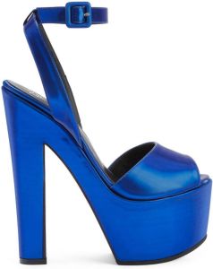 Giuseppe Zanotti Tarifa 170mm platform sandals BLUE