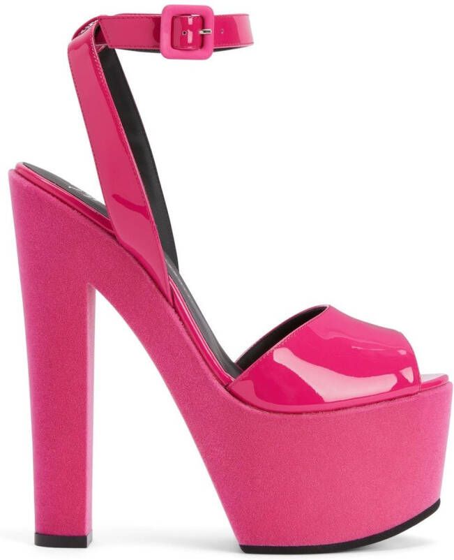 Giuseppe Zanotti Tarifa 170mm platform sandals Pink