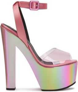 Giuseppe Zanotti Tarifa Plexi 170mm sandals Pink