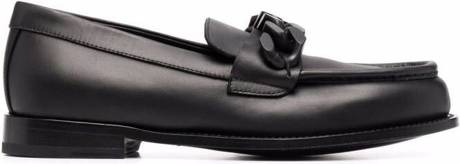 Giuseppe Zanotti tonal-chain loafers Black