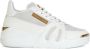 Giuseppe Zanotti tonal panelled perforated sneakers White - Thumbnail 1