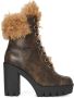 Giuseppe Zanotti Tonix Winter shearling-trim boots Brown - Thumbnail 1