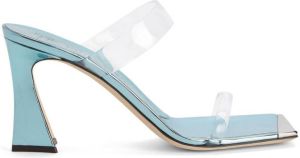 Giuseppe Zanotti transparent straps high-heeled sandals Blue