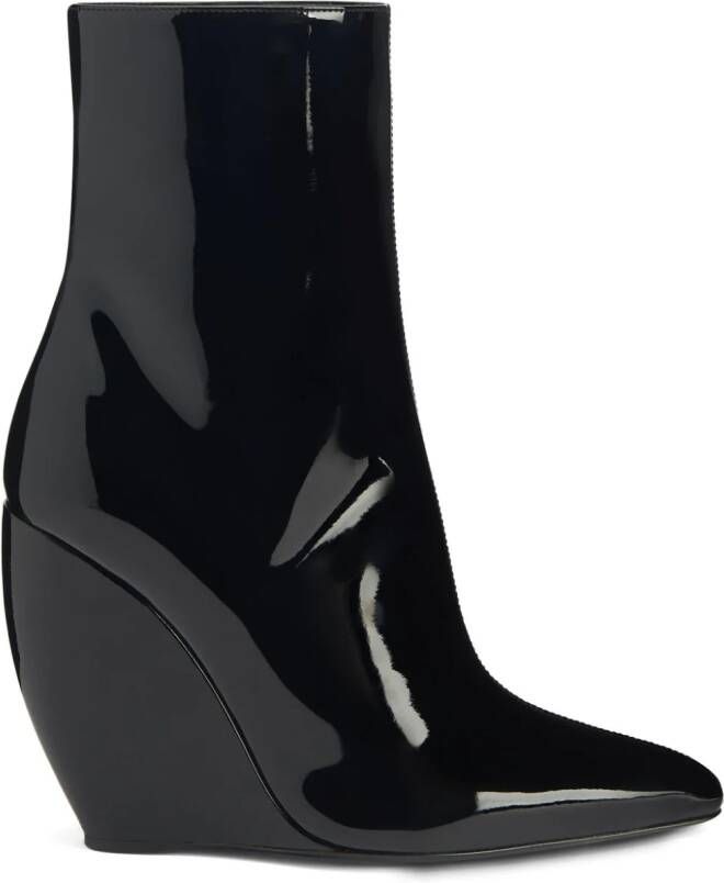 Giuseppe Zanotti Tylde 105mm leather ankle boots Black